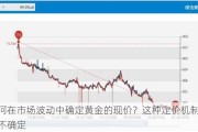 如何在市场波动中确定黄金的现价？这种定价机制有哪些不确定
？