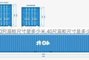 40尺高柜尺寸是多少米,40尺高柜尺寸是多少米长