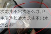 水龙头不出水怎么办,卫生间洗脸池水龙头不出水怎么办