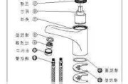 水龙头结构图,冷热三通水龙头结构图