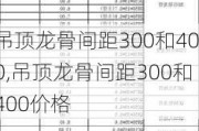 吊顶龙骨间距300和400,吊顶龙骨间距300和400价格