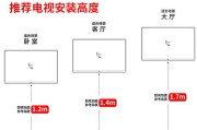 液晶电视挂架安装高度,液晶电视挂架安装高度及水平尺寸测量方法