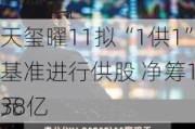 天玺曜11拟“1供1”基准进行供股 净筹1.38亿
元