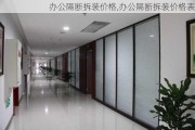 办公隔断拆装价格,办公隔断拆装价格表