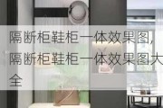 隔断柜鞋柜一体效果图,隔断柜鞋柜一体效果图大全