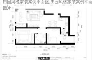 田园风格家装案例平面图,田园风格家装案例平面图片