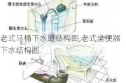 老式马桶下水道结构图,老式坐便器下水结构图