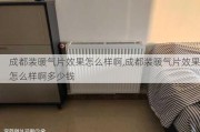 成都装暖气片效果怎么样啊,成都装暖气片效果怎么样啊多少钱