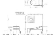 马桶的尺寸cad,马桶的尺寸坑距怎么算的