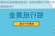 如何顺利完成纸黄金购买？这些流程在不同市场条件下的表现如何？