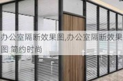 办公室隔断效果图,办公室隔断效果图 简约时尚