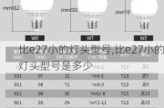 比e27小的灯头型号,比e27小的灯头型号是多少