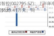 永和智控(002795.SZ)：上半年净亏损5623.41万元，同
亏损扩大