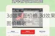 3d效果图价格,3d效果图价格表