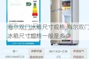 海尔双门冰箱尺寸规格,海尔双门冰箱尺寸规格一般是多少