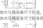 抽水马桶安装尺寸标准,抽水马桶安装尺寸标准图