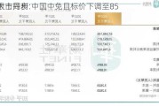 摩根士丹利:中国中免目标价下调至85
元
与大市同步
