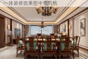 客厅餐厅一体装修效果图中式,客厅餐厅一体装修效果图中式风格