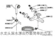 水龙头漏水怎么办最简单的方法,水龙头关闭后还滴水