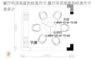 餐厅吊顶高度的标准尺寸,餐厅吊顶高度的标准尺寸是多少