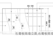 石膏板隔墙立面,石膏板隔墙立面图