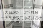 十大品牌双门冰箱排名,十大品牌双门冰箱排名榜