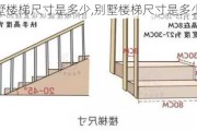 别墅楼梯尺寸是多少,别墅楼梯尺寸是多少米