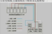 浴霸接线图,浴霸接线图六根线怎么接教程