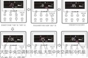 大型中央空调制冷机组,大型中央空调制冷机组冷热怎么调节