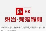 顺辉瓷砖怎么样属于几线品牌,顺辉瓷砖怎么样属于几线品牌啊