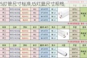 t5灯管尺寸标准,t5灯管尺寸规格