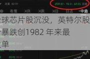 全球芯片股沉没，英特尔股价暴跌创1982 年来最大单