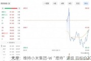 大摩：维持小米集团-W“增持”评级 目标价20
元