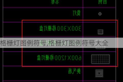 格栅灯图例符号,格栅灯图例符号大全