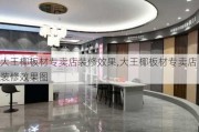 大王椰板材专卖店装修效果,大王椰板材专卖店装修效果图