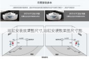 浴缸安装效果图尺寸,浴缸安装效果图尺寸图