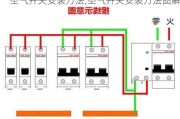 空气开关安装方法,空气开关安装方法图解