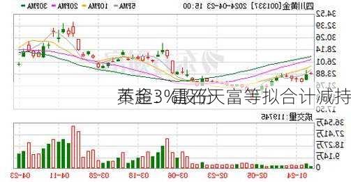 
黄金：雷石天富等拟合计减持
不超3%股份