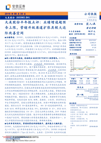 丸
份(603983)：Q1业绩超预期 品牌势能持续释放