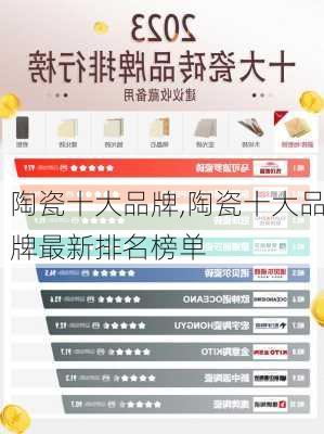 陶瓷十大品牌,陶瓷十大品牌最新排名榜单