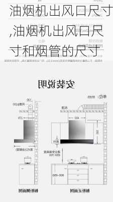 油烟机出风口尺寸,油烟机出风口尺寸和烟管的尺寸