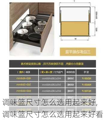 调味篮尺寸怎么选用起来好,调味篮尺寸怎么选用起来好看