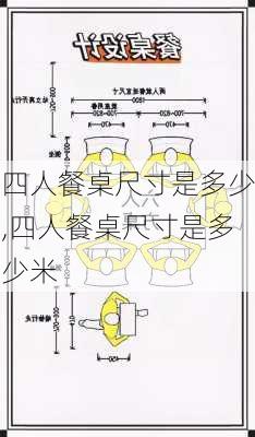 四人餐桌尺寸是多少,四人餐桌尺寸是多少米