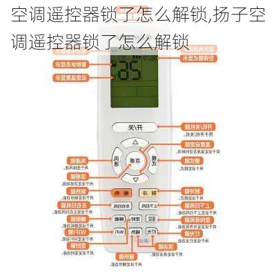 空调遥控器锁了怎么解锁,扬子空调遥控器锁了怎么解锁