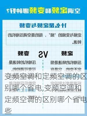 变频空调和定频空调的区别哪个省电,变频空调和定频空调的区别哪个省电些