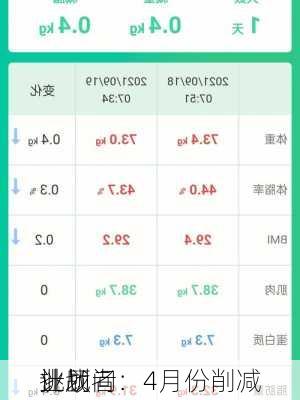 业顾问
挑战者：4月份削减
计划