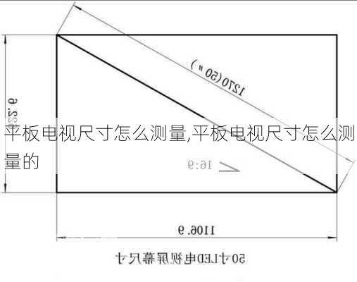 平板电视尺寸怎么测量,平板电视尺寸怎么测量的