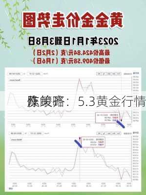 陈峻齐：5.3黄金行情
及
作策略