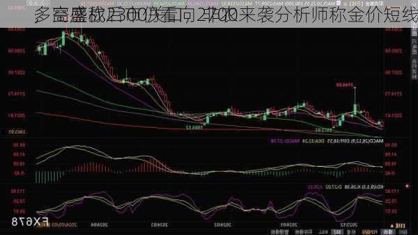 多空鏖战2300关口，非农来袭分析师称金价短线
，高盛称后市仍看向2700