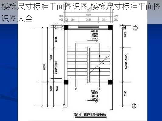 楼梯尺寸标准平面图识图,楼梯尺寸标准平面图识图大全